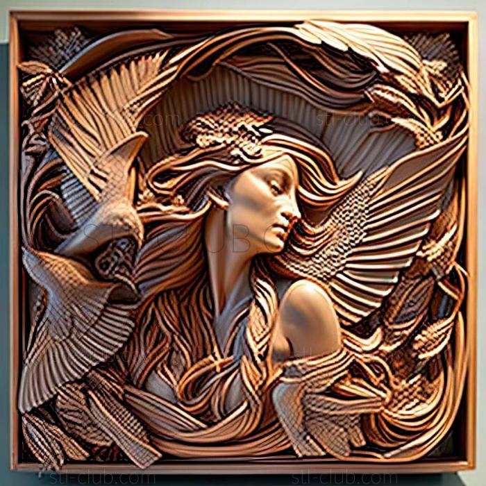 3D model Rebecca Guay (STL)